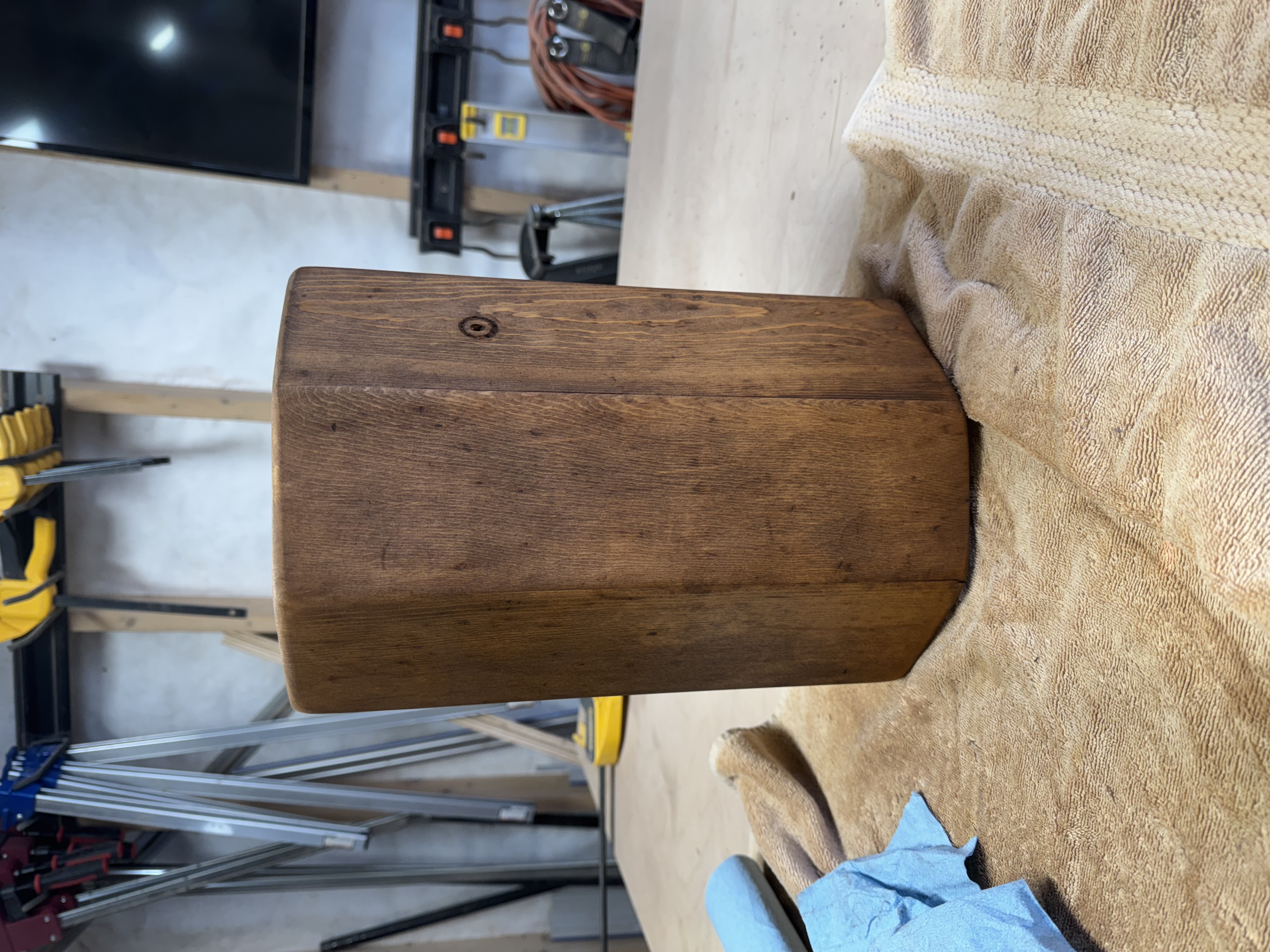 Walnut Waste Bin
